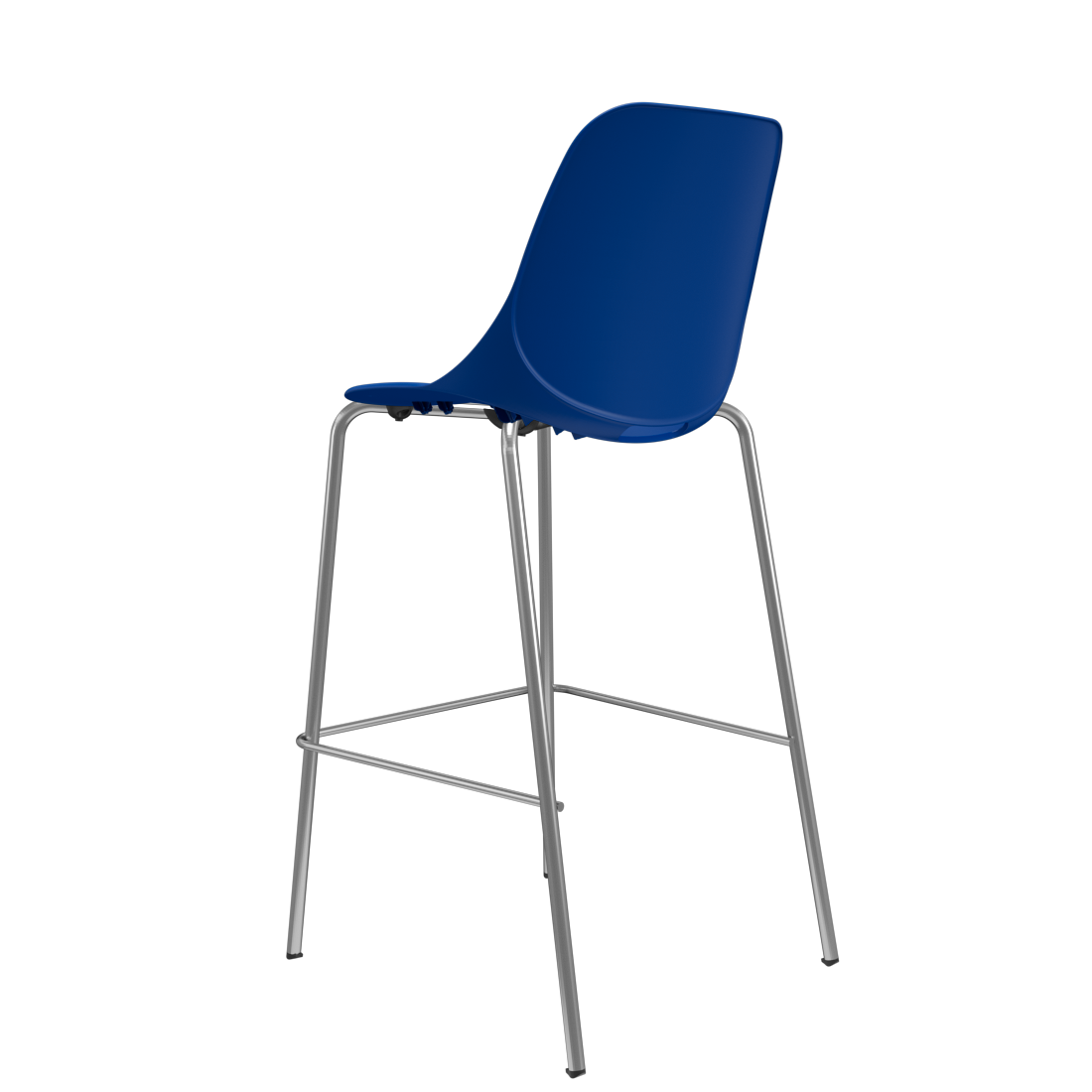 Banqueta Quick Fixa 4 pés Plaxmetal